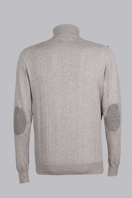 Maglione grigio a due toni