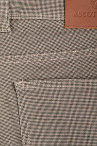 Pantalone con motivo pied de poule
