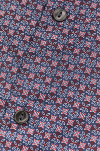Camicia con motivo geometrico