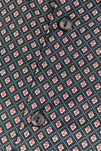 Camicia con motivo geometrico