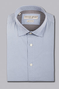 Camicia con motivo geometrico