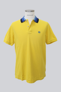 Polo uomo con sottocollo a contrasto