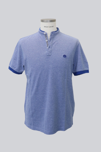 Polo uomo in due toni