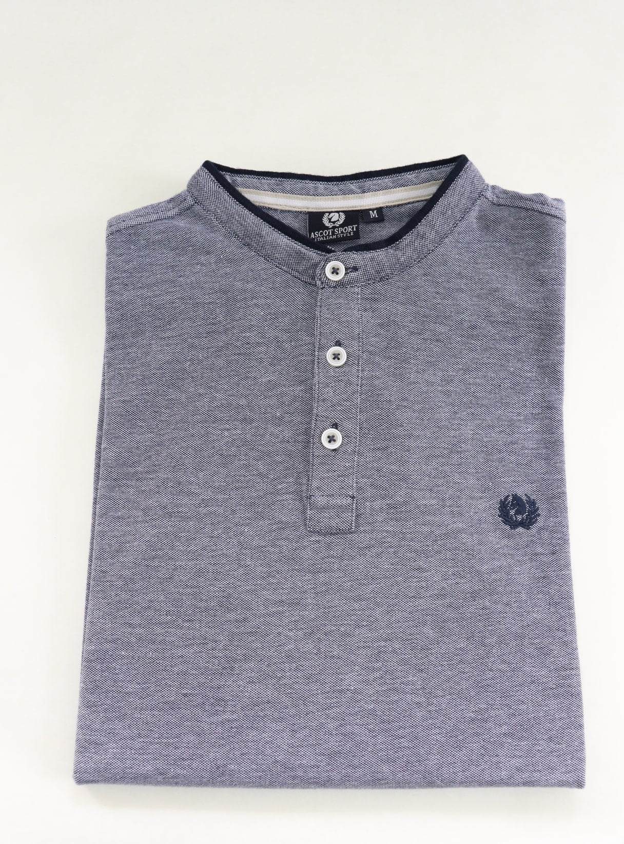 Men's polo in two tones