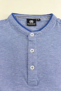 Polo uomo in due toni